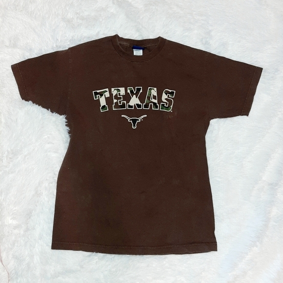Champs Tops - Texas Longhorns camo CHAMPS tee shirt